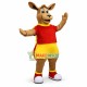 Lovely Light Brown Kangaroo Mascot Adult Costume Lovely Light Brown Kangaroo Mascot Adult Costume