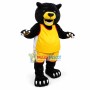 College Basketball Fierce Black Bear Mascot Costume 
