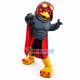 Power Grey Cologne Falcons Mascot Costume Power Grey Cologne Falcons Mascot Costume