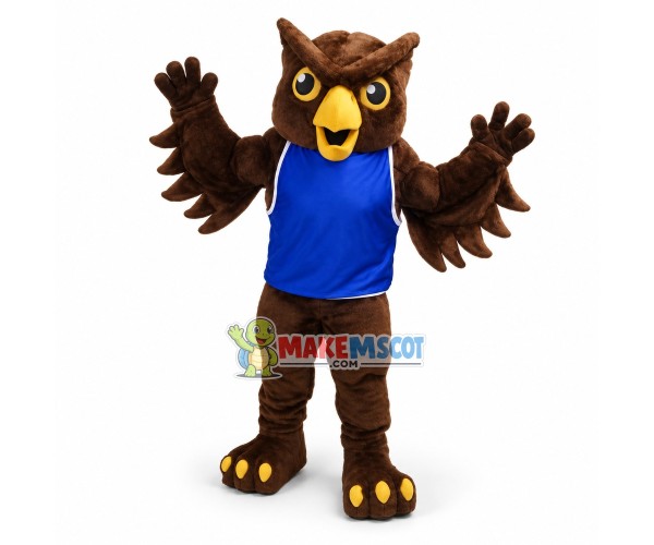 Brown Owl High School Mascot Costume 