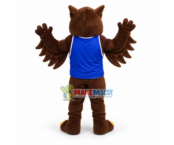 Brown Owl High School Mascot Costume 