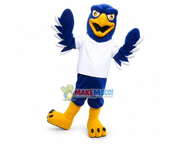 College Blue Hawk Mascot Costume College Blue Hawk Mascot Costume