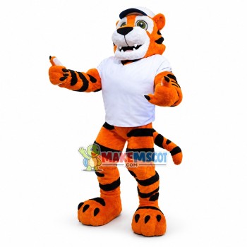Baseball Adult Tiger Mascot Costume Baseball Adult Tiger Mascot Costume