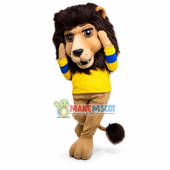 Big Lion Mascot Adult Costume 