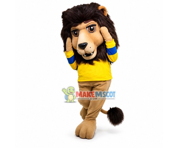 Big Lion Mascot Adult Costume Big Lion Mascot Adult Costume