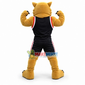 Power Sabre Tooth Tiger High School Mascot Costume Power Sabre Tooth Tiger High School Mascot Costume