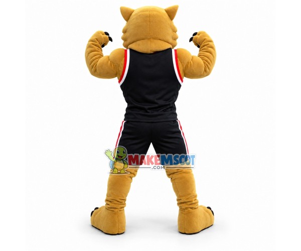Power Sabre Tooth Tiger High School Mascot Costume 
