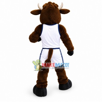 University Power Brown Bison Mascot Costume University Power Brown Bison Mascot Costume