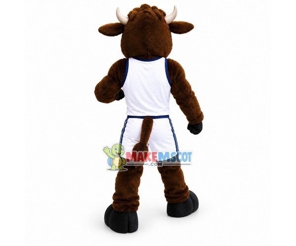 University Power Brown Bison Mascot Costume University Power Brown Bison Mascot Costume