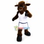 University Power Brown Bison Mascot Costume 