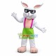 Adorable White Rabbit Mascot Adult Costume Adorable White Rabbit Mascot Adult Costume