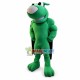 Power Green Dog Mascot Costume Power Green Dog Mascot Costume