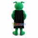 Power Green Dog Mascot Costume Power Green Dog Mascot Costume