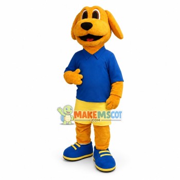 Lovely Goldie Dog Mascot Costume 