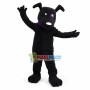 Black Dog Mascot Costume 