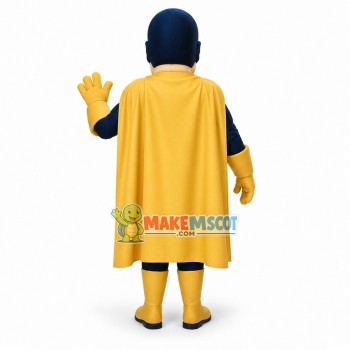 Captain Lightning Mascot Costume Captain Lightning Mascot Costume