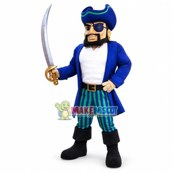 College Pirate Mascot Costume College Pirate Mascot Costume