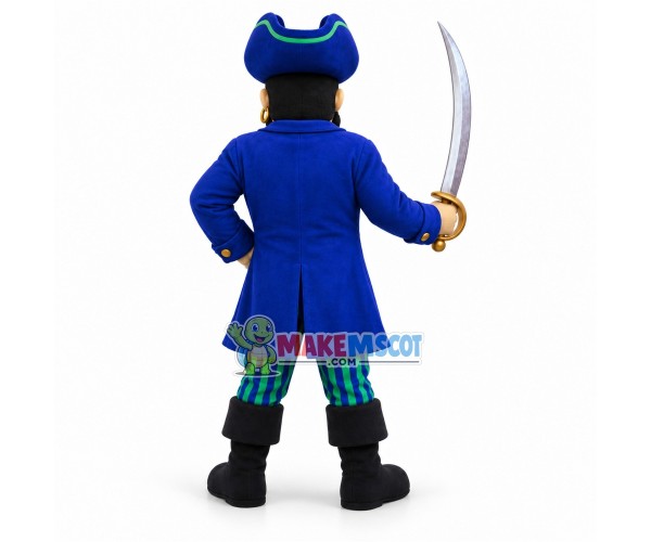 College Pirate Mascot Costume 