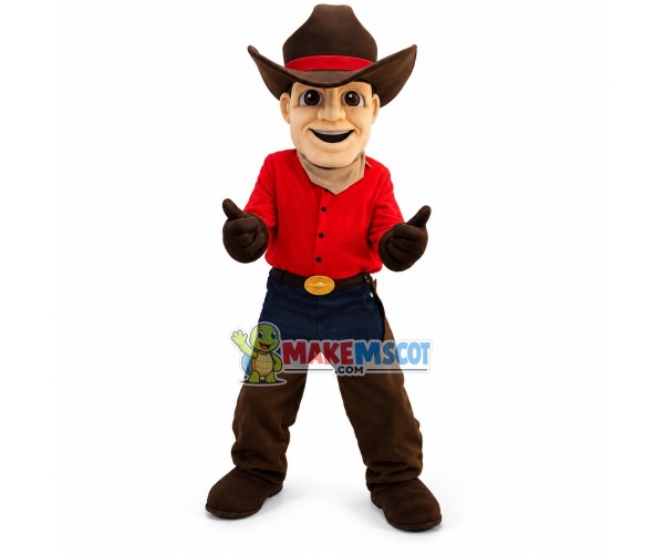 Cowboy Mascot Costume Cowboy Mascot Costume