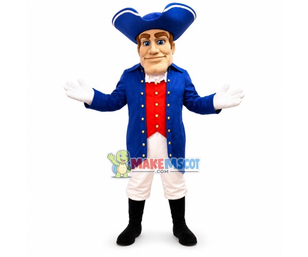 Patriot Male Mascot Costume 