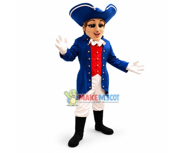 Patriot Female Mascot Costume 