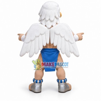 Power Aztecs Mascot Costume Power Aztecs Mascot Costume