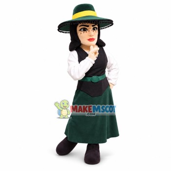 High School Dona Mascot Costume High School Dona Mascot Costume