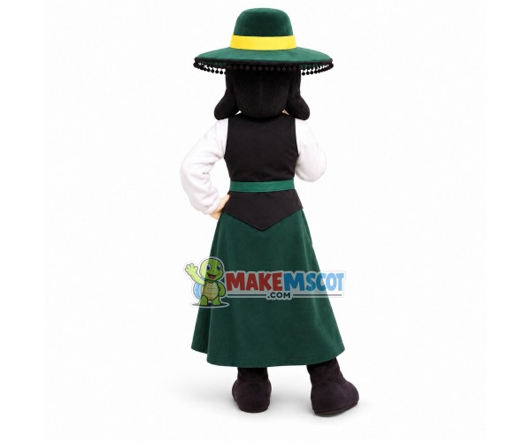 High School Dona Mascot Costume High School Dona Mascot Costume