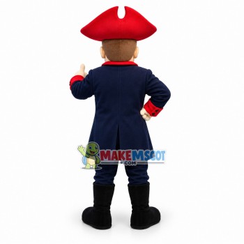 Patriot Pioneer Mascot Costume Patriot Pioneer Mascot Costume
