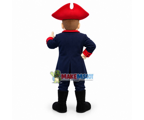 Patriot Pioneer Mascot Costume Patriot Pioneer Mascot Costume