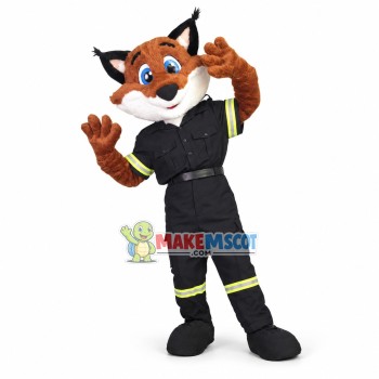 Paramedic Fox Mascot Costume 
