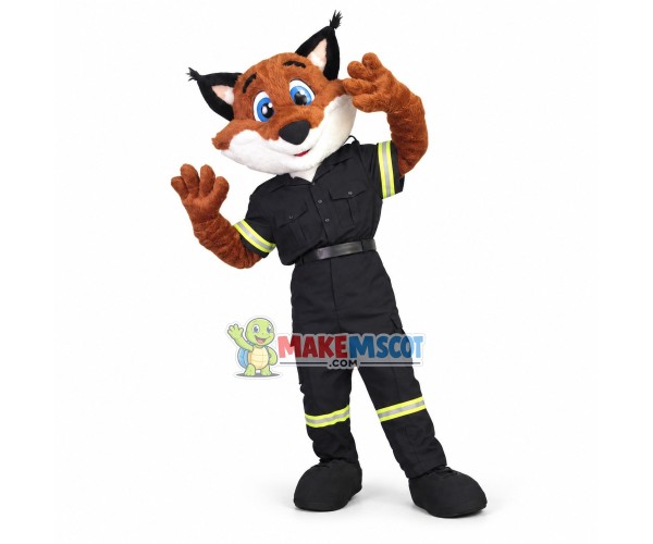 Paramedic Fox Mascot Costume Paramedic Fox Mascot Costume