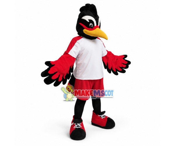 Soccer Roadrunner Mascot Costume Soccer Roadrunner Mascot Costume