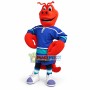 Hockey Red Crayfish Mascot Costume	