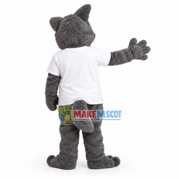 Grey Wolf Academy Mascot Costume 