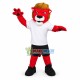 University Fierce Red Lion Mascot Costume 