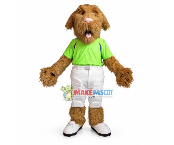 Lovely Light Brown Dog Mascot Costume Lovely Light Brown Dog Mascot Costume