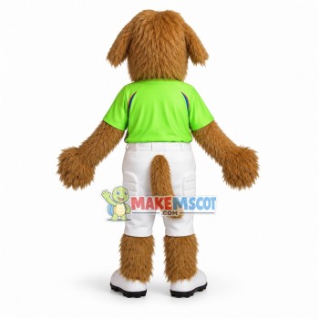 Lovely Light Brown Dog Mascot Costume Lovely Light Brown Dog Mascot Costume