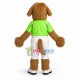 Lovely Light Brown Dog Mascot Costume Lovely Light Brown Dog Mascot Costume