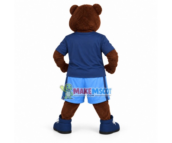 Fierce Brown Bear Bruin High School Mascot Costume Fierce Brown Bear Bruin High School Mascot Costume