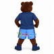 Fierce Brown Bear Bruin High School Mascot Costume Fierce Brown Bear Bruin High School Mascot Costume
