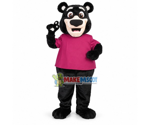 Lovely Black Bear Mascot Adult Costume Lovely Black Bear Mascot Adult Costume