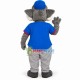 Baseball Gray Mammoth Lightweight Mascot Costume Baseball Gray Mammoth Lightweight Mascot Costume