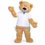 Cuddly Doctor beige Teddy Bear Mascot Costume 