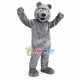 Friendly Grey Bear Mascot Costume Friendly Grey Bear Mascot Costume