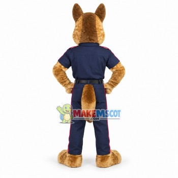 Lovely Police German Shepherd Dog Mascot Costume Lovely Police German Shepherd Dog Mascot Costume