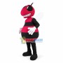 Fierce Red Bee Mascot Adult Costume 