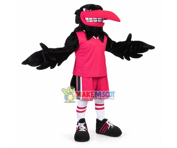 Fierce Raven Secondary School Mascot Costume Fierce Raven Secondary School Mascot Costume