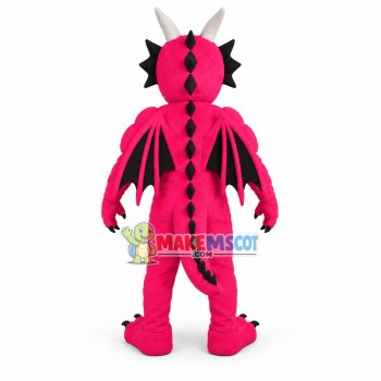 Power Rose Red Dinosaur Mascot Costume Power Rose Red Dinosaur Mascot Costume