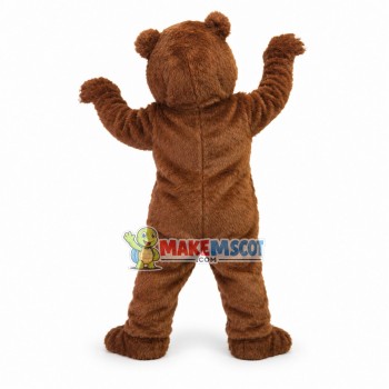 Fierce Brown Bear Mascot Costume Fierce Brown Bear Mascot Costume